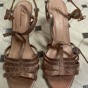 Rose Gold Studded Heels